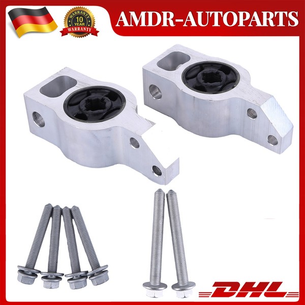2X FÜR VW Passat Sharan Tiguan 2X Querlenkerlager+Schrauben Vorne-image