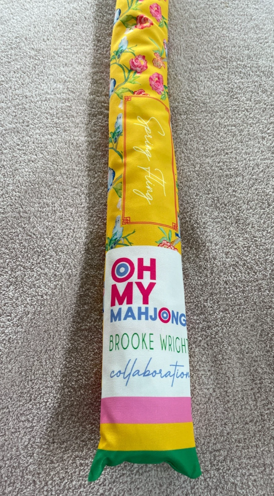 Oh My Mahjong Spring Fling Brook Wright Mahjong Mat