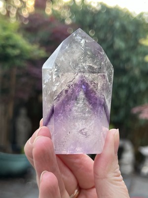 Amethyst Phantom Crystal Point Rainbow AAA+ Tranquility / Intuition 126g 4