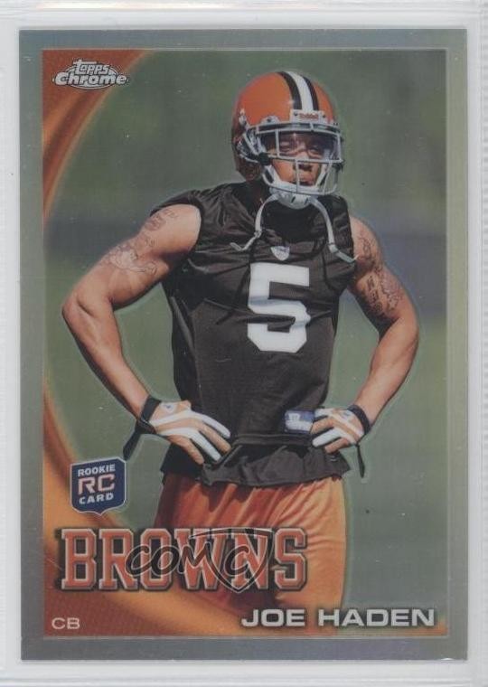 2010 Topps Chrome Refractor Joe Haden #C86 0a1