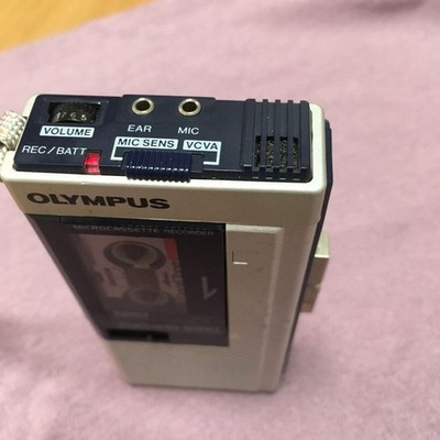Olympus Pearlcorder S910 Microcassette Recorder Tested Working