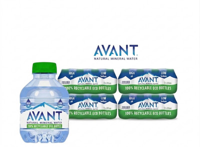 Avant Natural Mineral Water Mega Value 48er Pack (48 x 200ml) Flaschen | Natriumarm