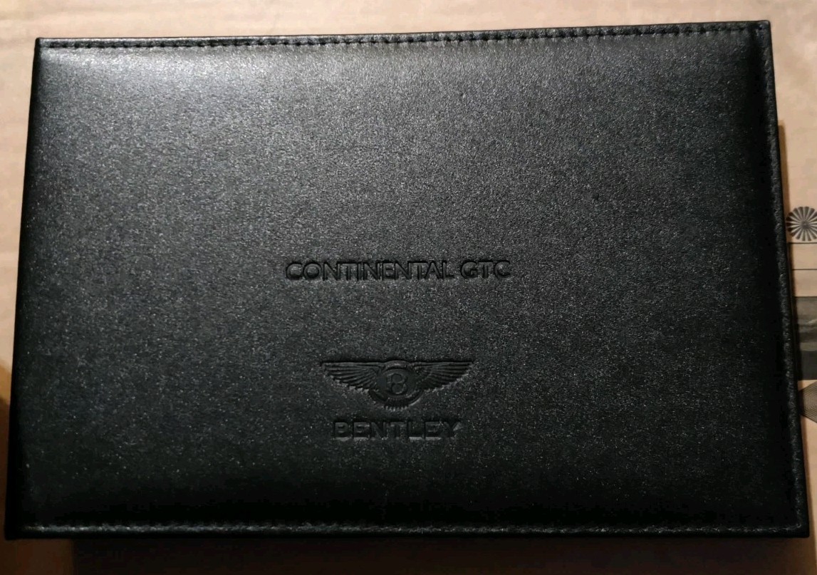Bentley Continental GTC Insight Dealer Brochure 2006 Onwards Binder Folder RARE
