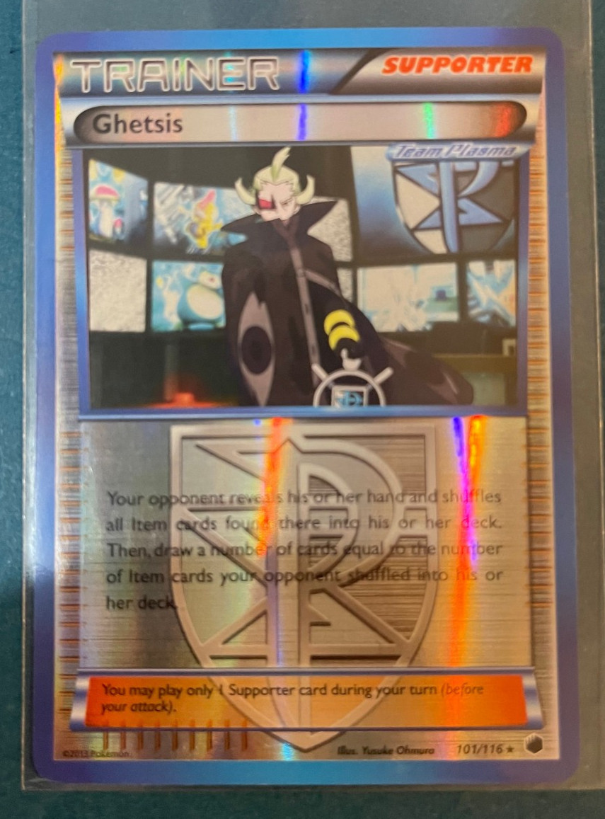 Pokemon Ghetsis Plasma Freeze Reverse Holo 101/116 - NM