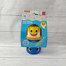 Nickelodeon Pingfong Baby Shark Stack and Play Cups Toddler Toy Set of 5 Cups