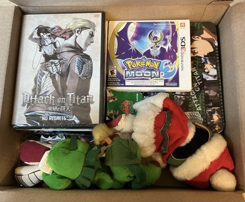 Miscellaneous Anime And Cartoon Items Lot Plus Pokémon Game Used And New