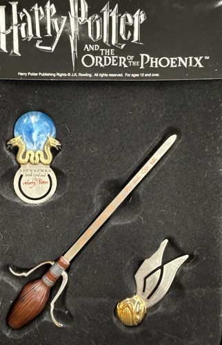 Harry Potter 2 Bookmarks Broom Letter Opener Stationary Set Order of the Phoenix - Picture 2 of 3