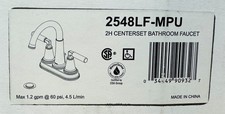 Delta 2548LF-MPU - 2H Centerset Chrome Bathroom Sink Faucet