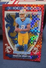 2025 Panini Rookies & Stars - Crusade Omarion Hampton #17 Red Plaid (RC)