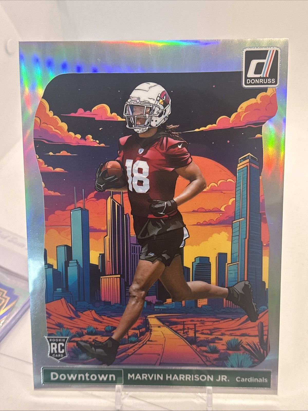 2024 Panini Donruss Football Marvin Harrison Jr. RC #12 Jumbo Downtown SP