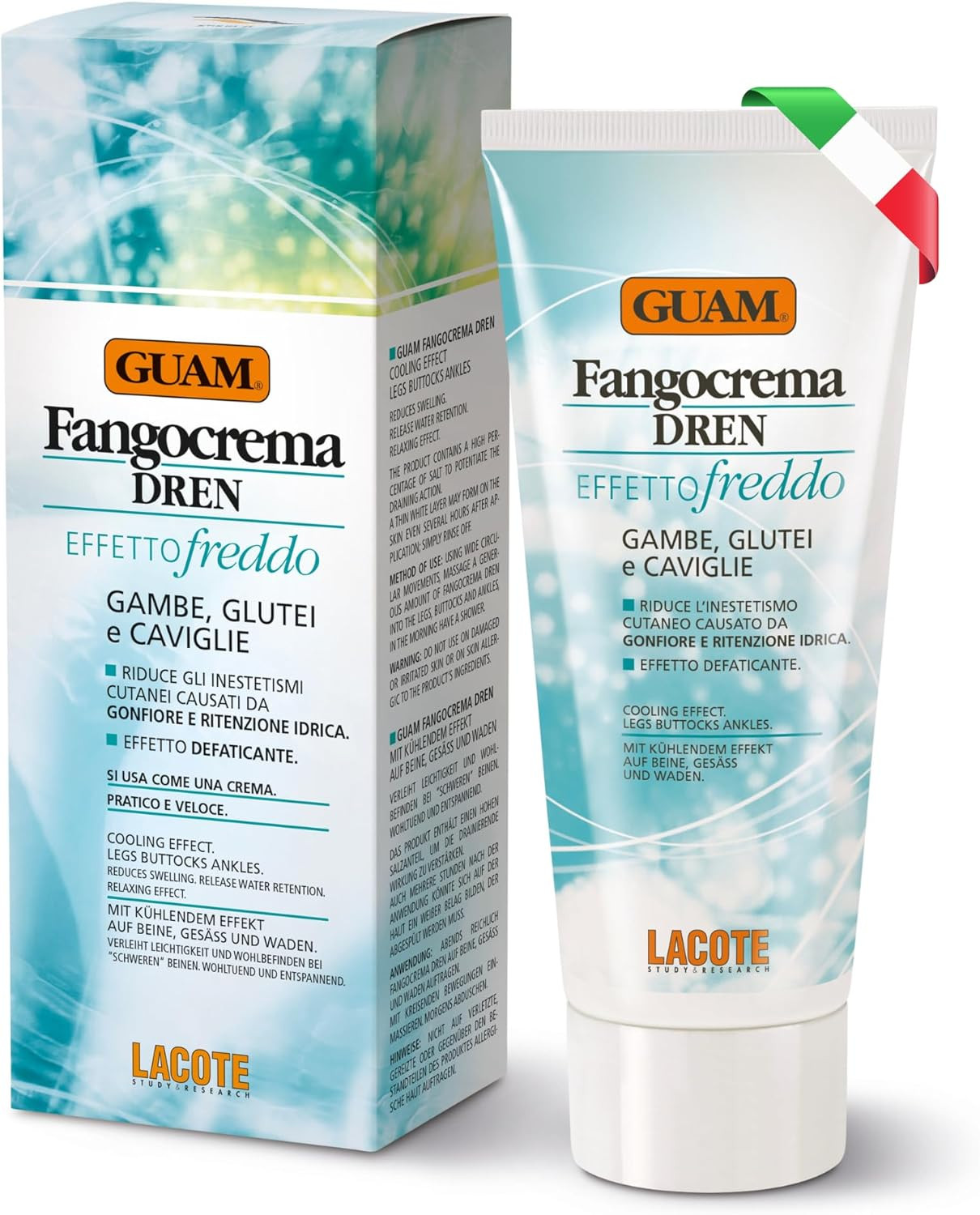 Fangocrema Dren Guam Effetto Freddo 200 ml | Il Rimedio Gambe Leggere