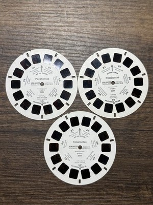 VIEW-MASTER View Master Disney 3094 POCAHONTAS - 3 - 3D Reels