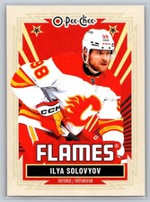2025-26 O Pee Chee Retro Ilya Solovyov Calgary Flames #396
