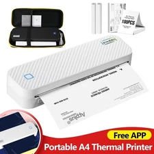 Portable A4 Thermal Printer Bluetooth Photos PDF Document Printing Machine