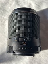 Pentax SMC Macro-Takumar 100 mm f/4 obiettivo macro M42 con paralume Spotmatic - PULITO!