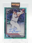 TRAVIS BAZZANA 2024 BOWMAN CHROME AQUA LAVA REFRACTOR 1ST AUTO RC /199 Q0323