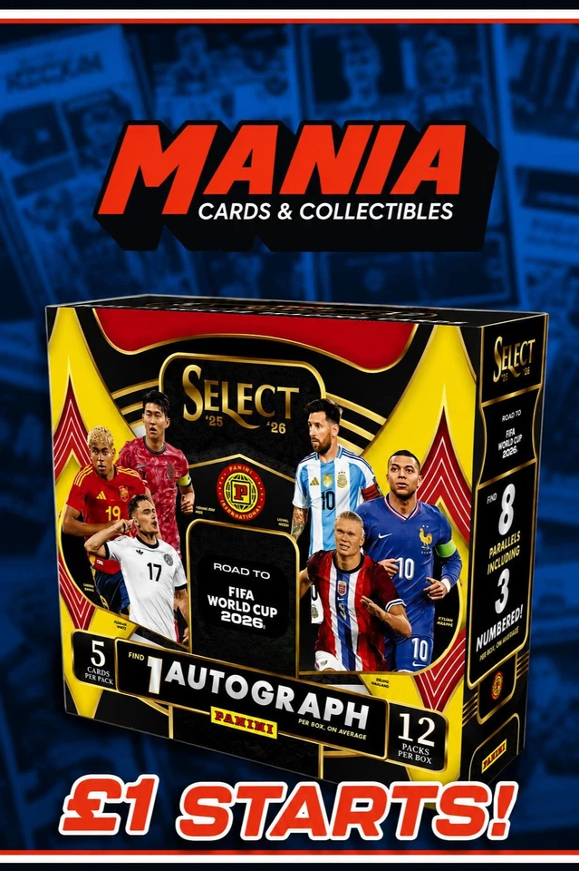 £1 STARTS PANINI SELECT INTERNATIONAL - MAC