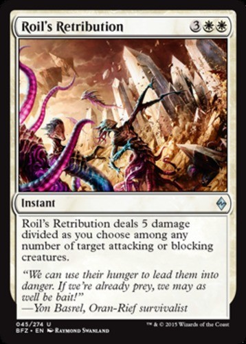 Roil's Retribution - Battle for Zendikar #045/274 MTG Magic The Gathering - Picture 1 of 1