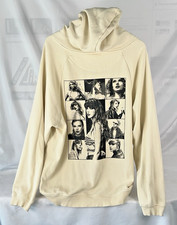 Official Taylor Swift Eras Tour Beige Hoodie Size X-Large