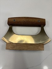 Alaskan Ulu Knife of The Arctic With Wooden Stand
