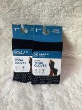 Gaiam Super Grippy Yoga Gloves Women Gloves All Grip No Slip One Size Workout