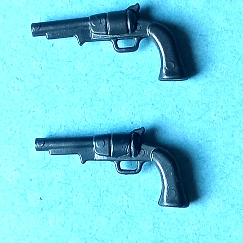 Playmobil Western @ 2 Black Infantry Colts Northern/Southern/Cowboy