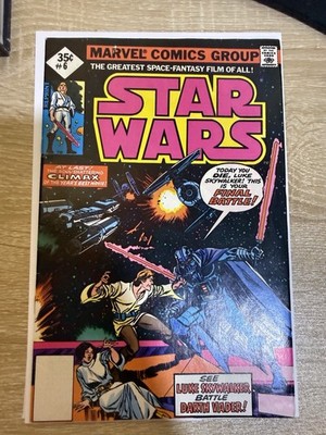Vintage Marvel Star Wars Comic Lot #6 Whitman Reprint #7 #8 #17 #37 High Grade