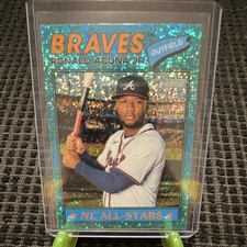 Topps 2026 Heritage Ronald Acuña Jr. Atlanta Braves NL All-Stars Teal sparkle