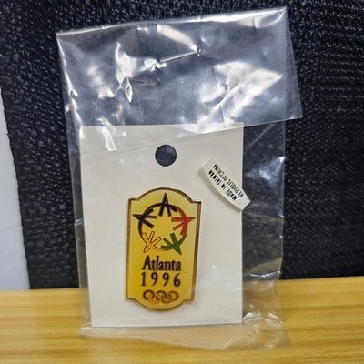 1996 Atlanta Olympic Star Rings Hat Lapel Pin Badge