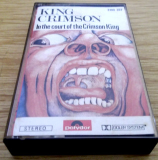 Cassette Audio . KING CRIMSON.."IN THE COURT OF THE CRIMSON KING"..