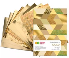 5905130037160 Blok A4/10K Gold 150g-230g HAPPY COLOR GDD