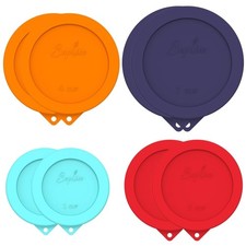 Silicone Replacement Lids for Pyrex/Anchor Hocking Bowls 8Pk