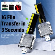 SSD Adapter Reader Case USB 3.0 Interface 5 Gbps High Speed External M.2 NG FMQW