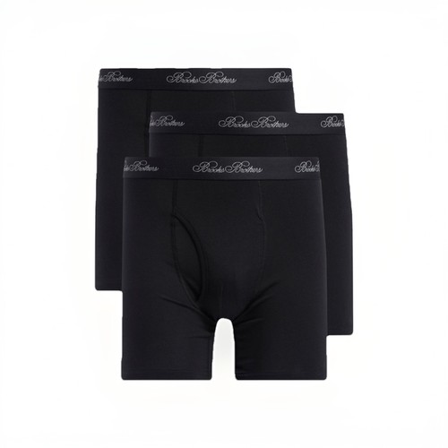 Brooks Brothers Cotton Stretch Boxershorts - 3er Pack Größe L Neu mit Karton
