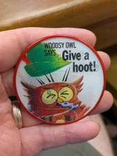 Red Woodsy Owl Vari Vue Give A Hoot, Don't Pollute