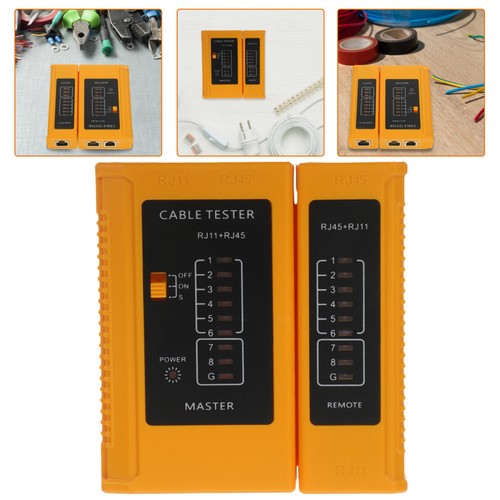 LAN Wire Ethernet Cable Tester RJ45 RJ11 Network Cable Tester Wire Cable Tracer - Afbeelding 2 van 12