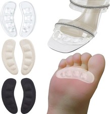 Metatarsal Pads Women,Ball of Foot Cushions for Heels,Non-Slip Mix - 3 Pairs