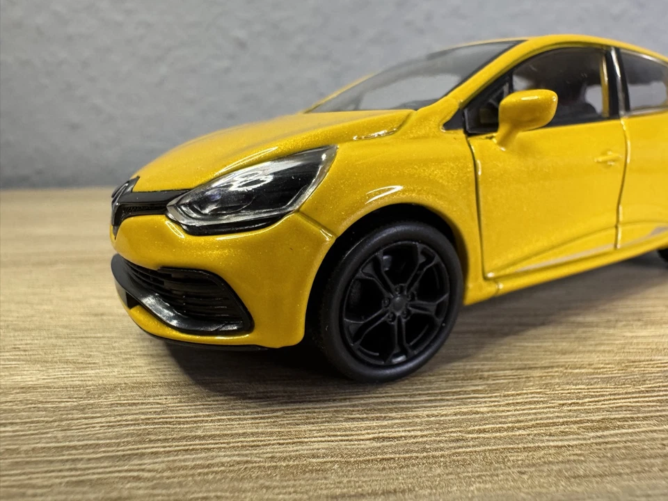 1:38 Renault Clio IV Hatchback 2012-2020 Gelb Modellauto Diecast - Bild 3 von 4