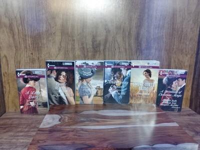 Lot 6 Harlequin Regency Romance PB Purple Covers Historical Fiction Vintage