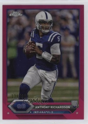 2023 Composite Topps Chrome Magenta Refractor Anthony Richardson Rookie RC 06qf