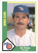 Jim Essian 1990 CMC #99 RC Iowa Cubs FREE SHIPPING AutographDen