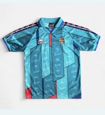 Vintage FC Barcelona Ronaldo Kappa Jersey 1996-1997 **rare Brazilian version**