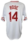 Pete Rose Autographed/Signed Custom Baseball Jersey Cincinnati Reds JSA
