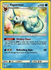 Vaporeon Uncommon SM - Cosmic Eclipse 42/236 NM