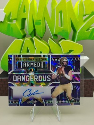 2023 Leaf Christopher Vizzina RC Armed and Dangerous Purple Auto /5