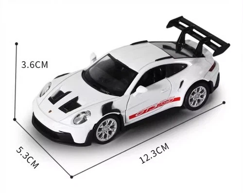 1:36 Porsche 911 GT3 RS Diecast Model Pull Back Car Metal Vehicles Kids Toy Gift - Picture 4 of 8