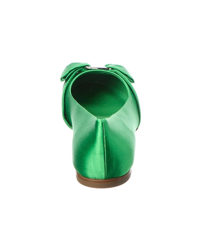 Ferragamo Varina satinado plano para mujer Foto 3 de 4