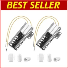 Efficient 2-Pack Oven Igniter Replacement - High Heat Resistance Up to 2800°F