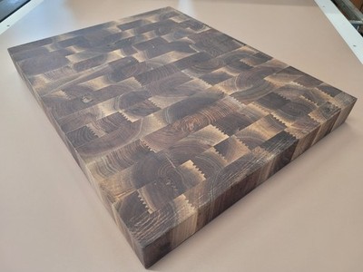Premium Schneidebrett, Hackbrett,  aus Massivholz, Wildnuss, Nussbaum