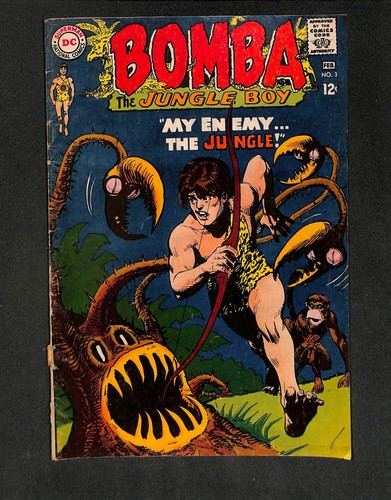 Bomba The Jungle Boy #3 National Per. 1968